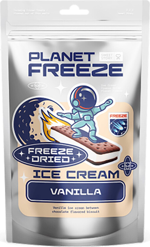 Planet Freeze Vanilje - 40 gram