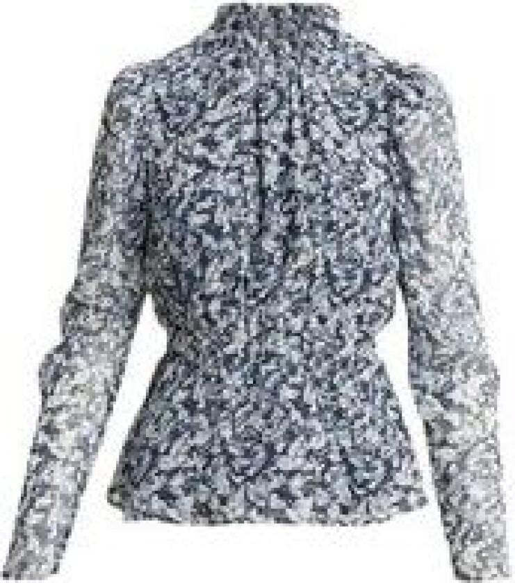 Anneli Blouse - Blue Dawn Print M