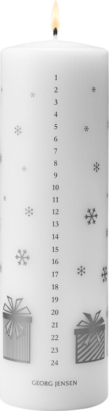 Georg Jensen CC 2025 kalenderlys, sølv