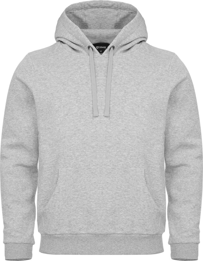 Men's Hood Sweat Fleece Grey Melange