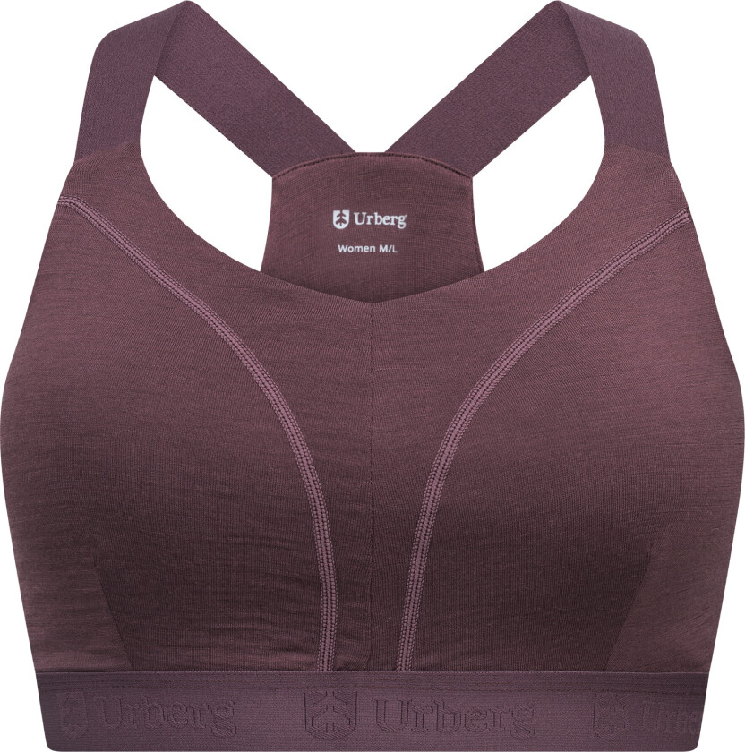 Women's Merino Wool Soft Bra Huckleberry