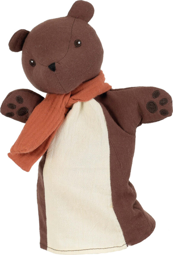 Hånddukke Bjørn - Kosedyr - Bomull,Polyester