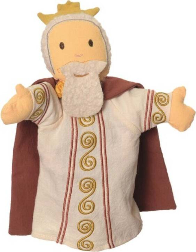 Hånddukke Konge - Kosedyr - Bomull,Polyester
