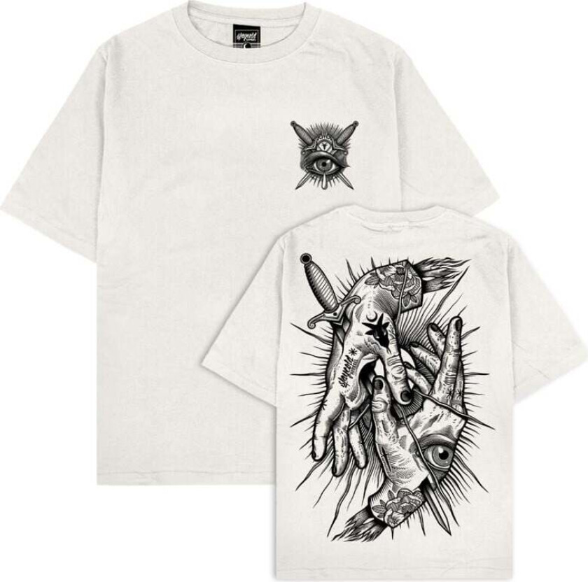 T-skjorte - Think Twice - Oversized T-Shirt - S til 3XL - Herrer - sand