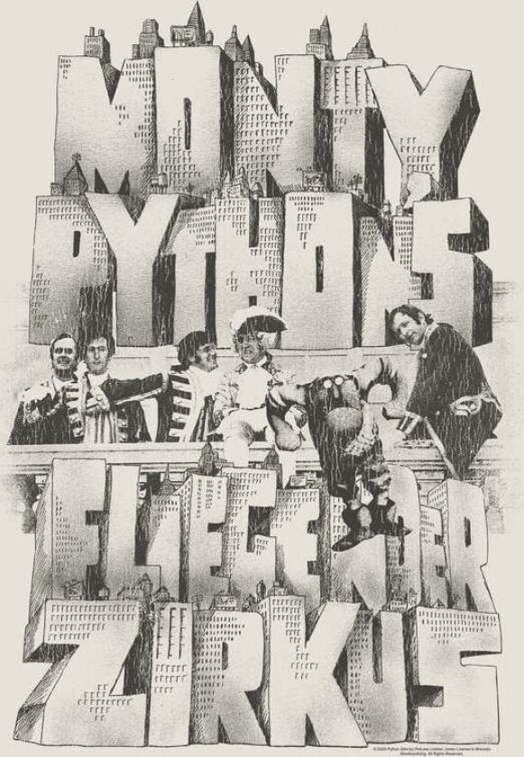 T-skjorte - Fliegender Zirkus - M til 3XL - Herrer - natur