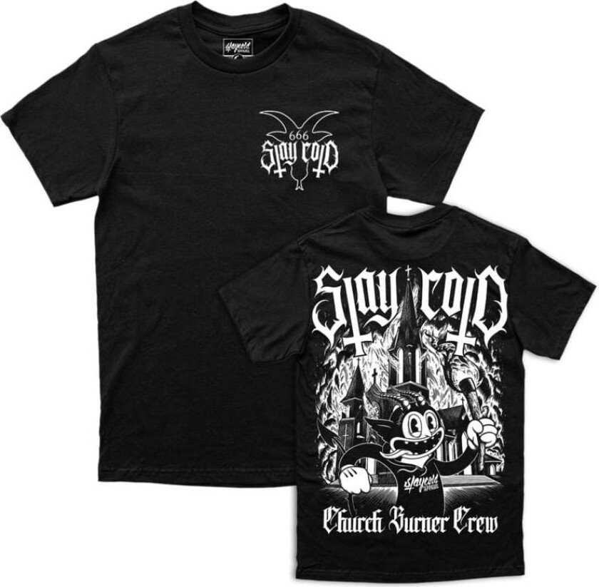 T-skjorte - Church Burner Crew - T-Shirt - S til XL - Herrer - svart