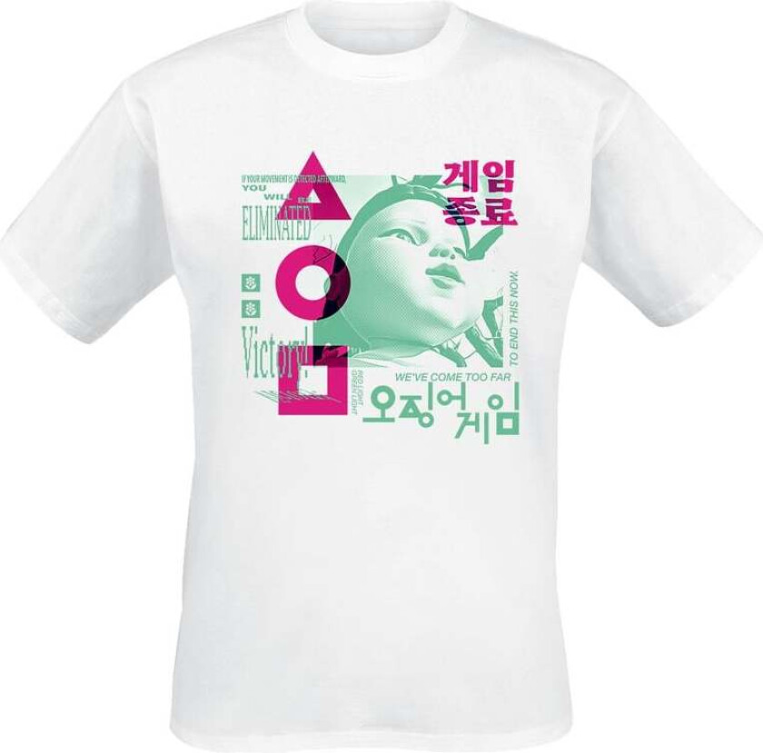 T-skjorte - Young Hee - Overlay - S til 3XL - Herrer - hvit