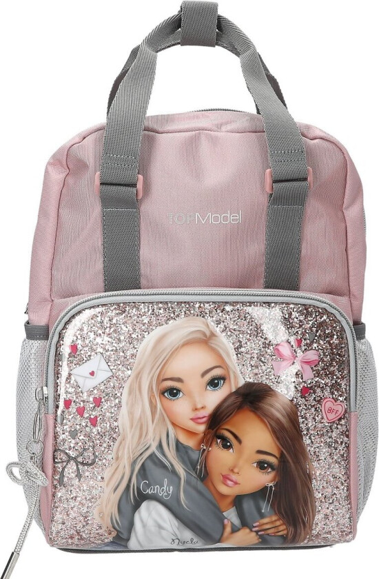 TOPModel Ryggsekk MY BFF - Pink and Grey - Liten