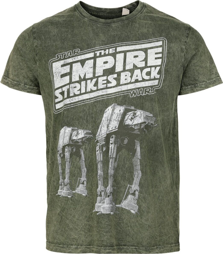 Disney T-skjorte - Empire Strikes Back - S til 4XL - Herrer - khaki