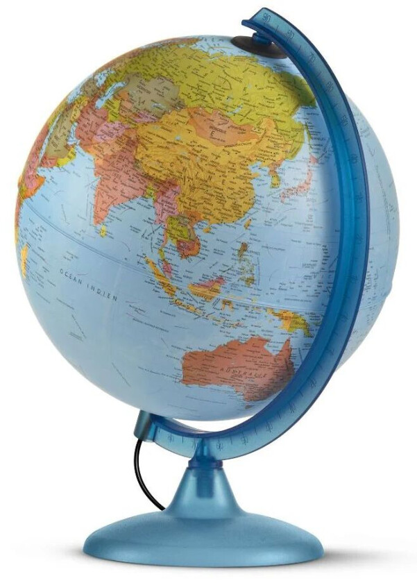 Bilde av Globus 25cm m/lys Night & Day Led