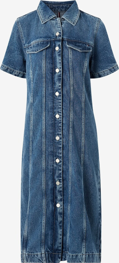 Denimkjole Dnm Lana Midi - Blå