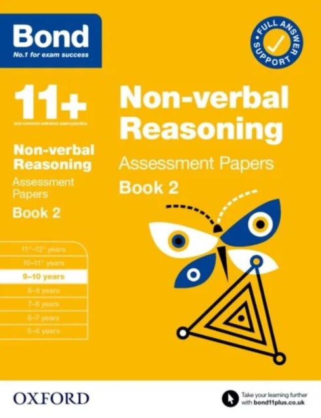 Bond 11+ Non-verbal Reasoning Assessment Papers 9-10 Years Book 2: For 11+ GL assessment and Entranc av Bond 11+