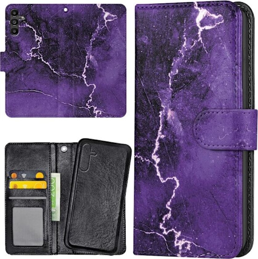 Samsung Galaxy S25 - Lommebok Deksel Marmor