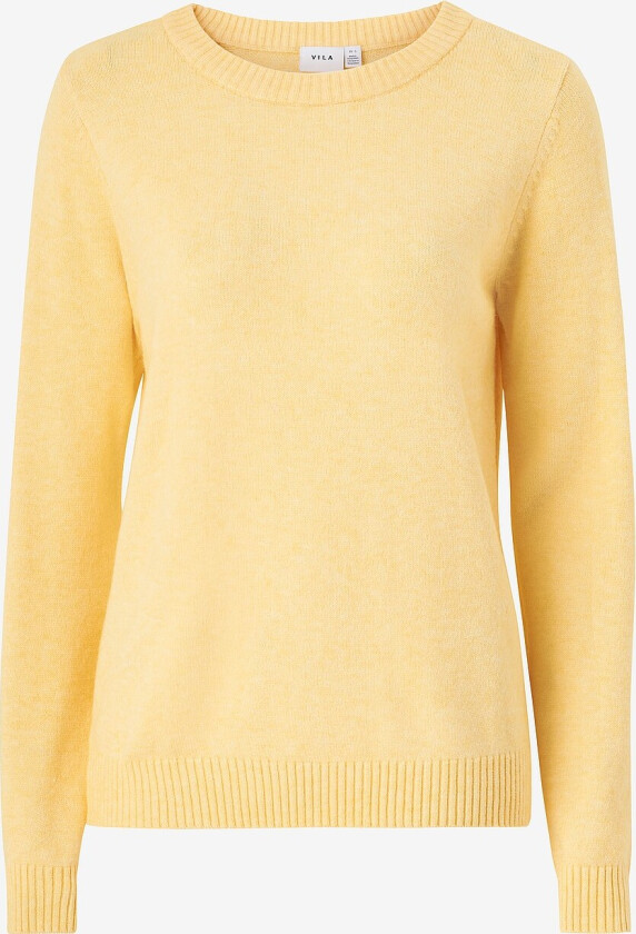 Pullover viRil L/s O-neck Knit Top - Gul