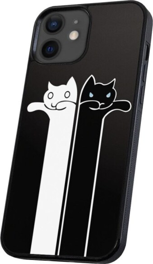 iPhone 12/12 Pro - Deksel/Mobildeksel Avlange Katter