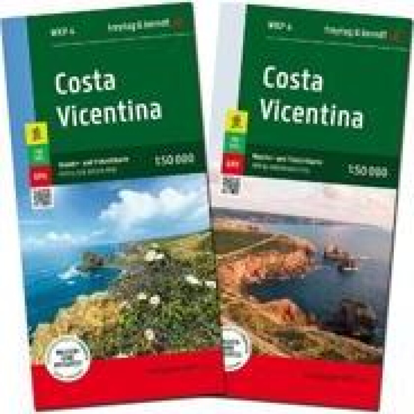 Costa Vicentina Hiking and Leisure Map 1:50,000