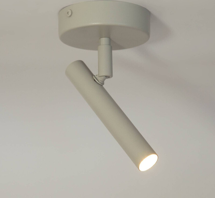 Vegglampe Sopel, taupe, 1 lyskilde, stål, G9, høyde 15 cm