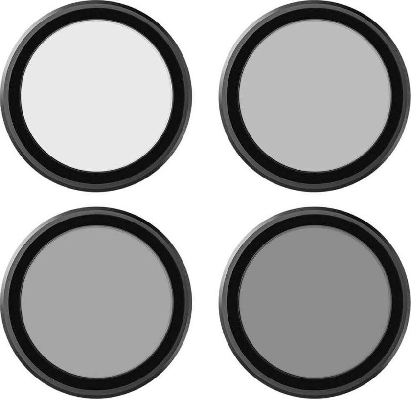 TELESIN CPL+ND8/16/32 Linsefilter Sett for DJI Osmo Action 3 / 4 / 5 Pro - Gjennomsiktig
