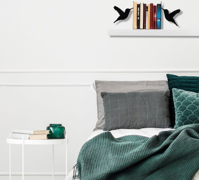 Metall bokstøtte Kitap tutucu 11 - Svart