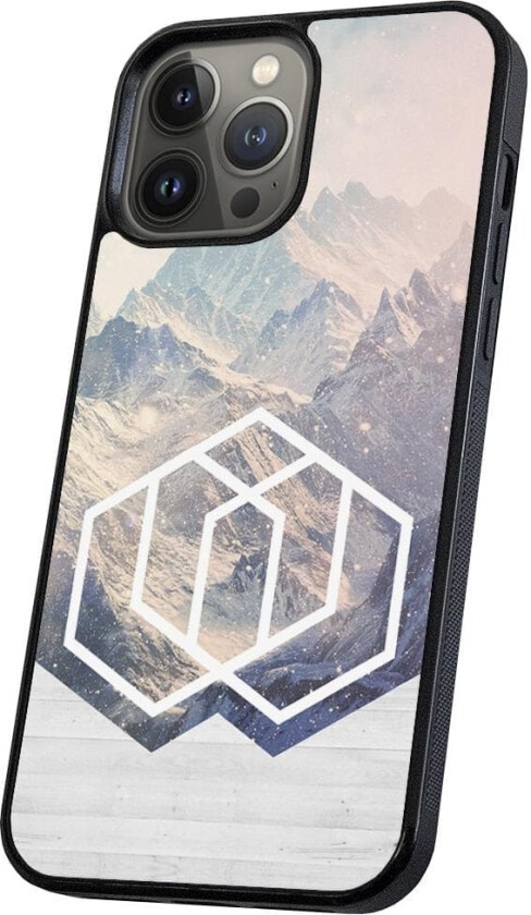 iPhone 14 Pro - Deksel/Mobildeksel Kunst Fjell