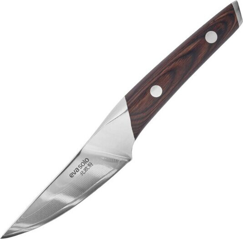 Nordic Kitchen urtekniv 9 cm pakkawood