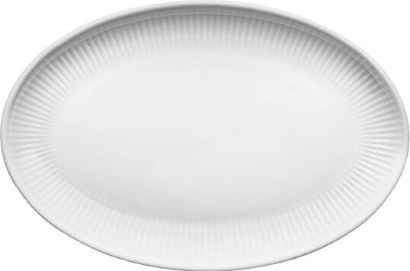 Legio Nova oval tallerken 24,5 cm hvit