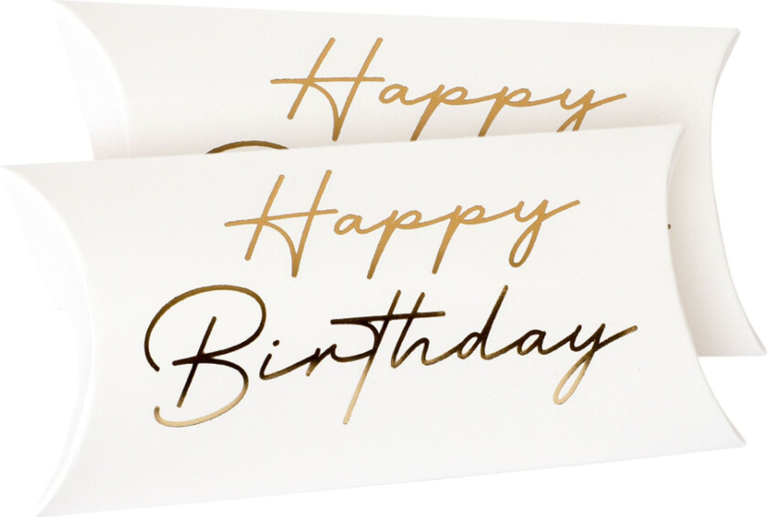 Bilde av Gaveesker Happy Birthday - 2-pakning