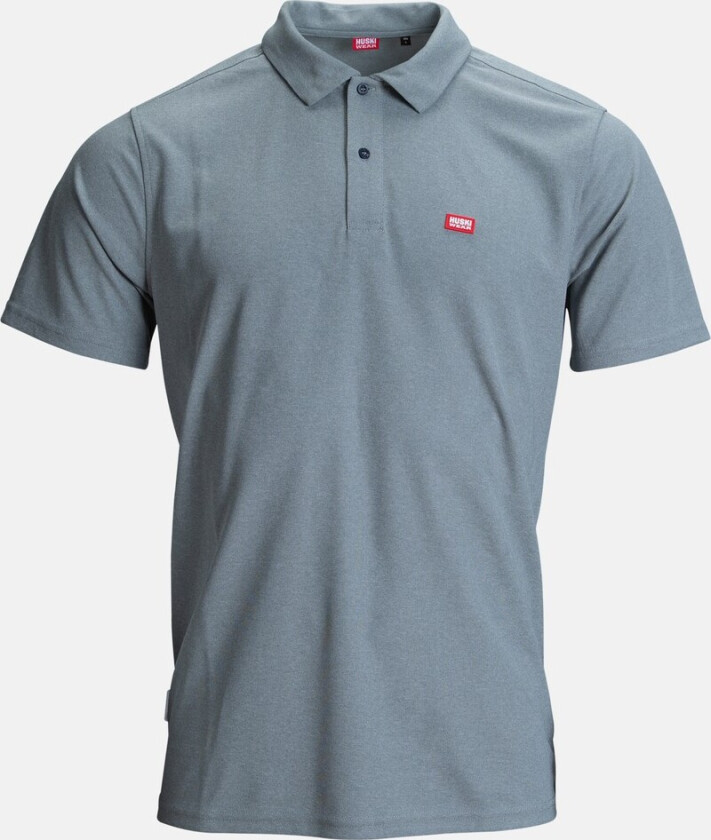 Tech Polo, Grey Melange, L, Piketrøyer
