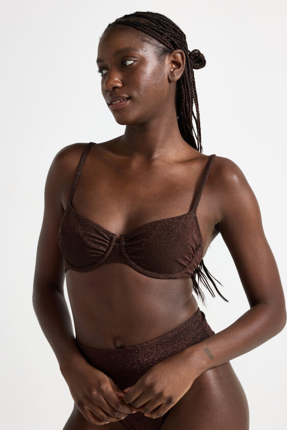 SENNA uvattert bikini bh med lurex