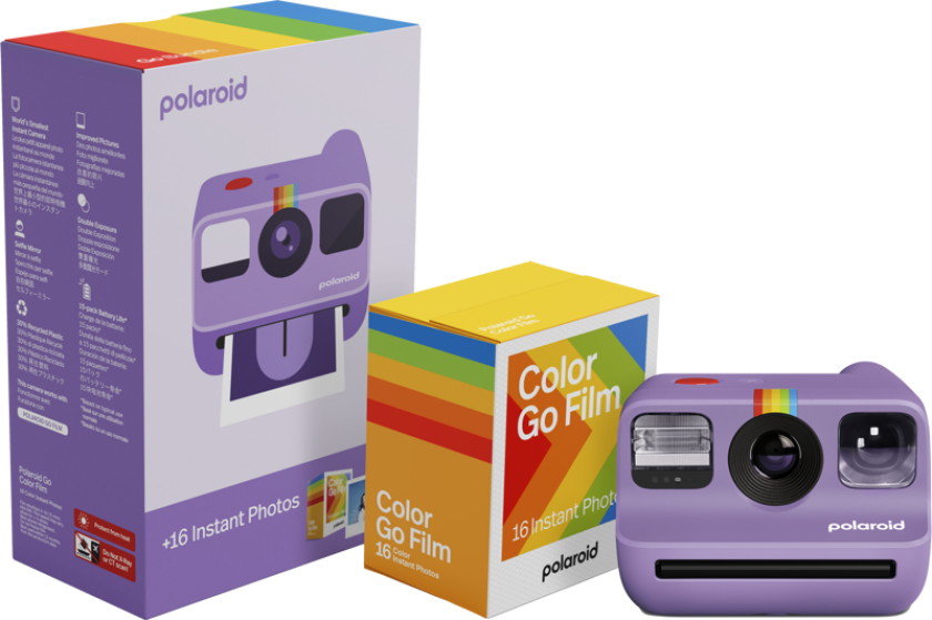 Go Gen 2 Purple + Color Film Bundle (16 Photos)