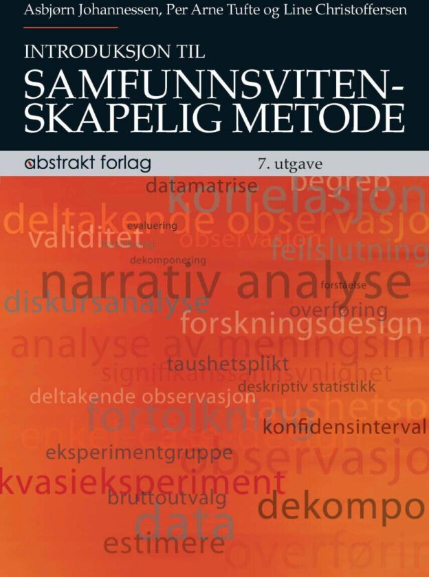 Introduksjon til samfunnsvitenskapelig metode av Line Christoffersen, Asbjørn Johannessen, Per Arne Tufte