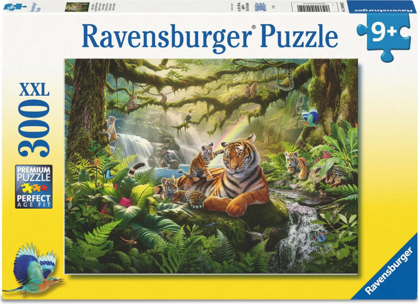 Puslespill 300 Jungelens Dyreliv Ravensburger
