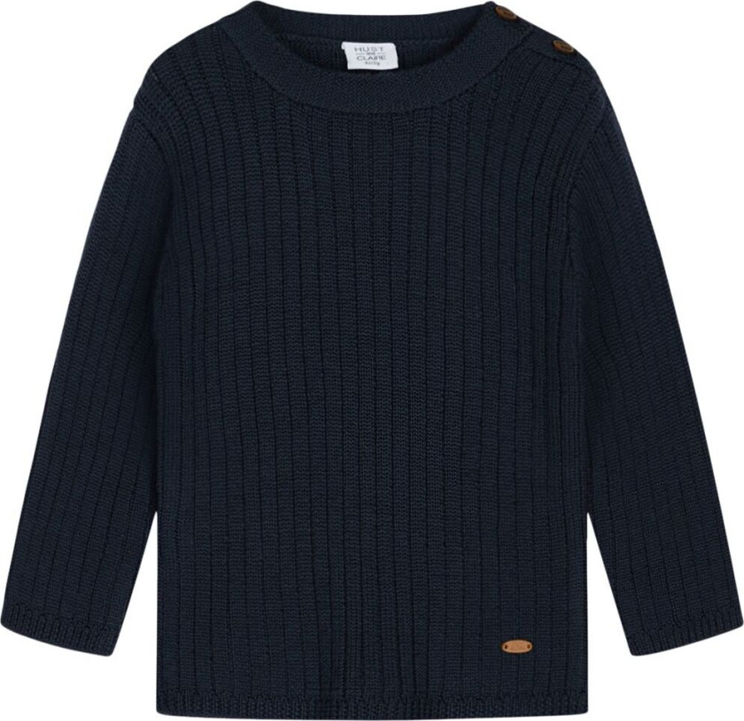 Pil Pullover Genser Blue Night 74 cm Blå 74 cm Unisex