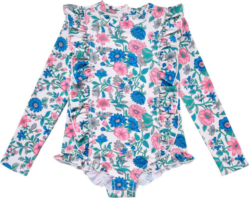 Aurelie Badedrakt Blue Summer Meadow 24 Months Blå 24 måneder kvinne