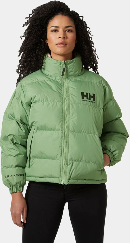 Dame HH Urban Vendbar Boblejakke Grønn S SvartS