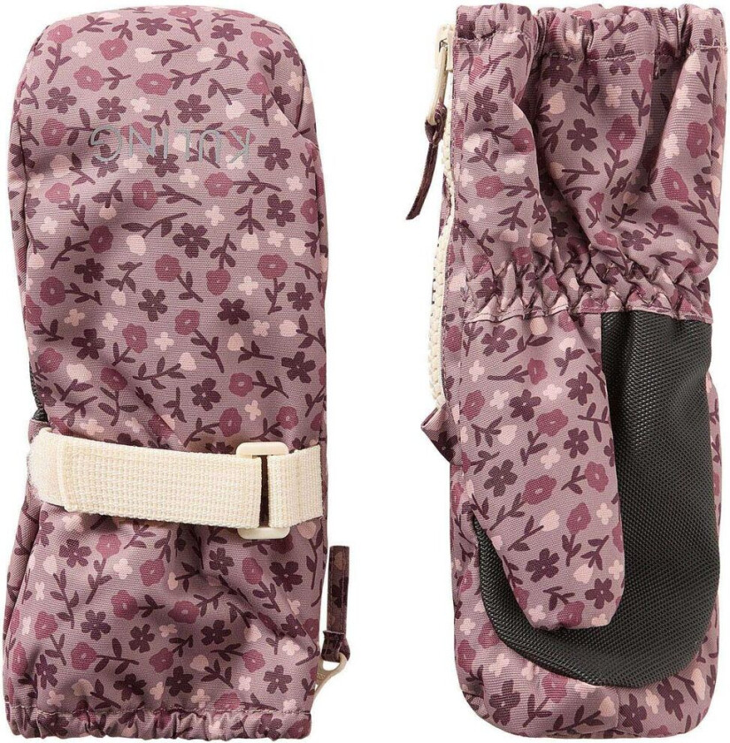 Tallinn Blomstrede Votter Lilac Flower 4-6 Y  Lilla  4-6 år  kvinne