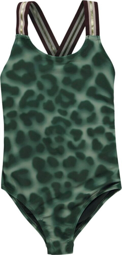 Neve Badedrakt Spray Jaguar 116 cm Grønn 116 cm kvinne