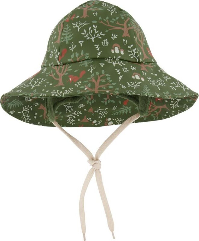 Vasa Resirkulert Regnhatt Acorn 46/48 cm Grønn Ensfarget 46/48 cm Unisex