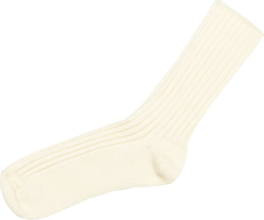 Wool Socks Offwhite 35-38 EU Kremfarget 35-38 EU Unisex