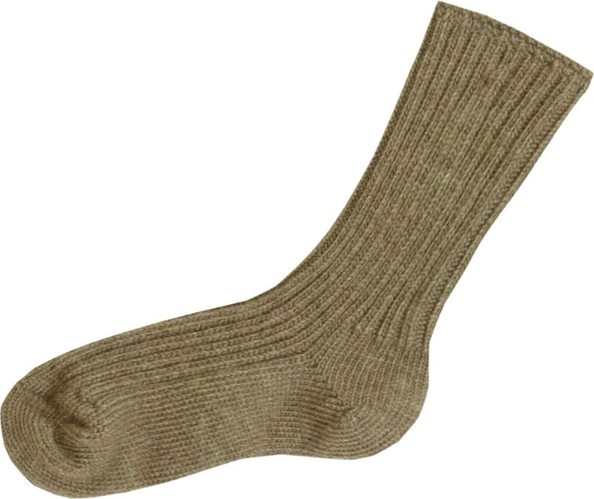 Wool Socks Sand Melange 27-30 EU Beige 27-30 EU Unisex