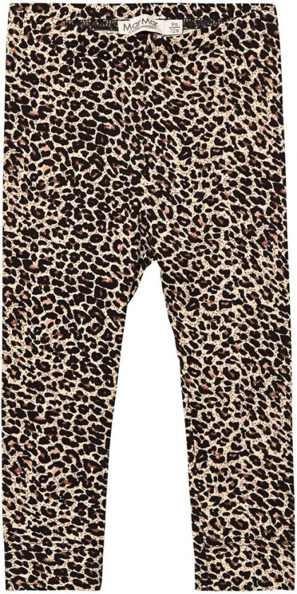 Leo Leggings Beige 12 Y Brun Dyr 12 år Unisex