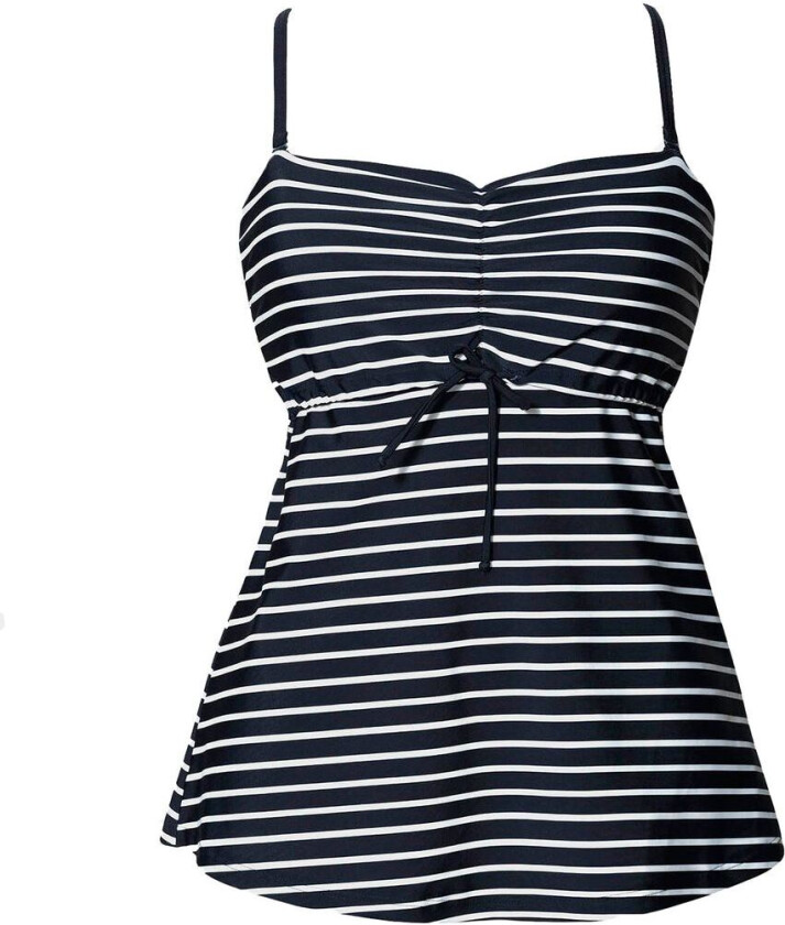 Fast Food Tankini Stripe Black/Off White XS XS kvinne
