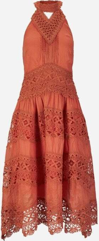 Savana Midi Dress - Musk Orange M