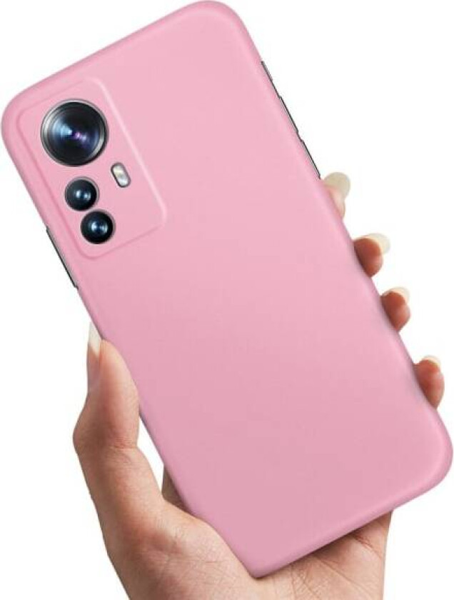 Xiaomi 12T/12T Pro - Deksel/Mobildeksel Lyserosa