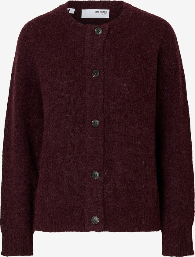 Cardigan slfLulu LS Knit Short - Rød