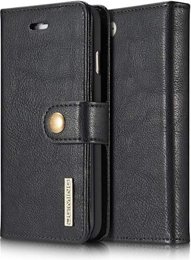 iPhone 7/8/SE (2020/2022) - DG.MING Magnetisk deksel/Lommeboketui - Svart Svart