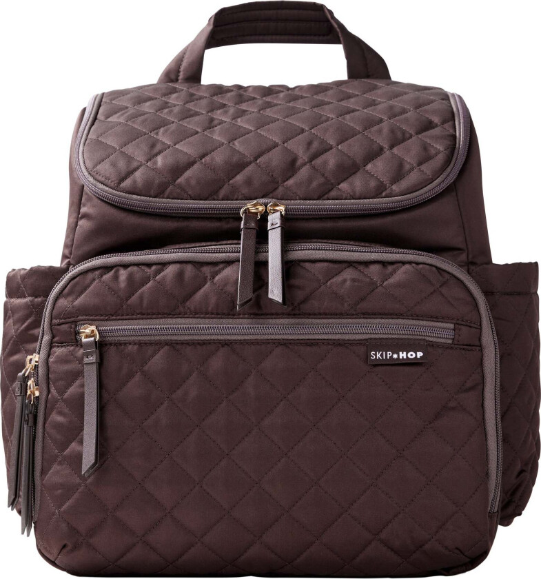 SkipHop Forma Ryggsekk, Chocolate - Stellevesker - Polyester,PU,Metall