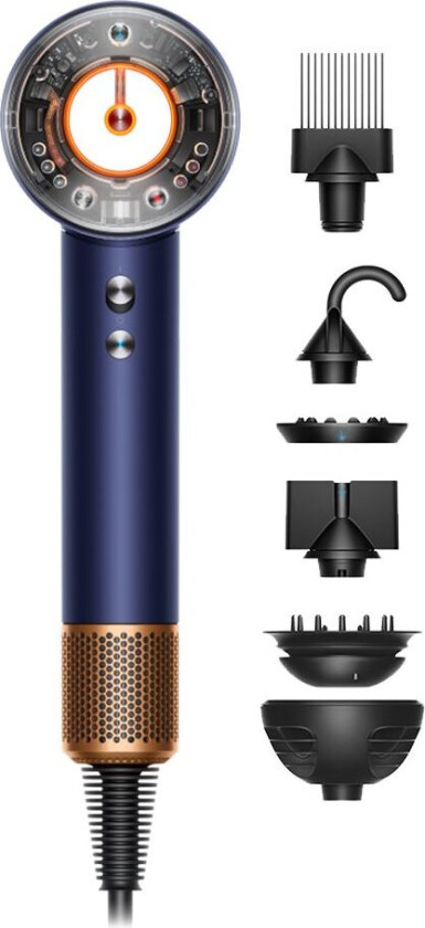 Supersonic Nural™ hårføner - Curly+Coily (Prussian blue / Rich copper)