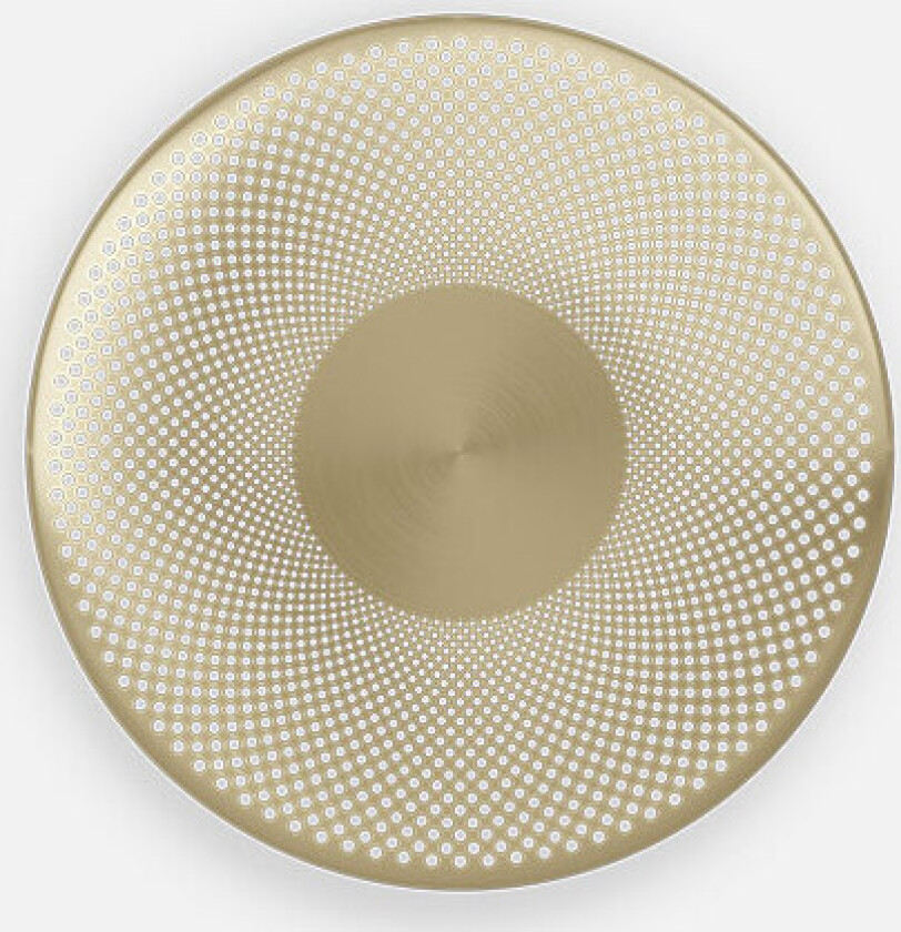 Glint vegglampe Ø25 - messing