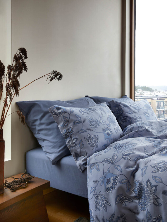 Mille sengesett denimblå